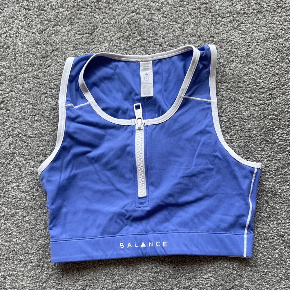 Balance Athletica Blue Sports Bra